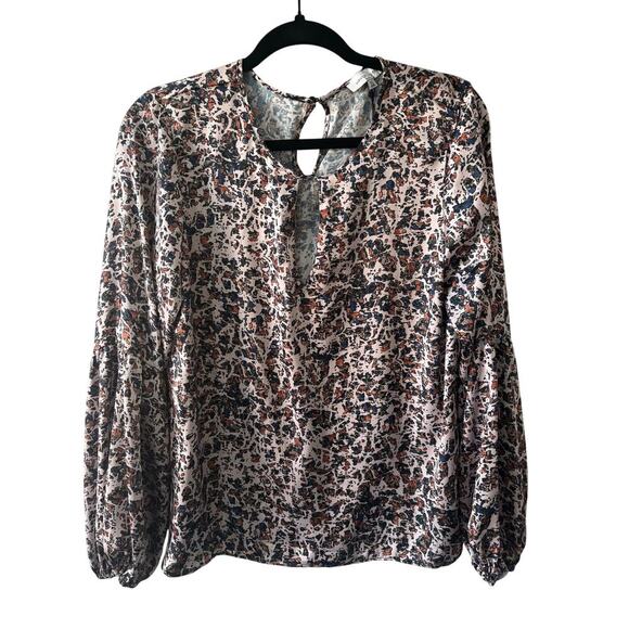 Waverly Grey Multi-colored Print Blouse - Picture 1 of 3